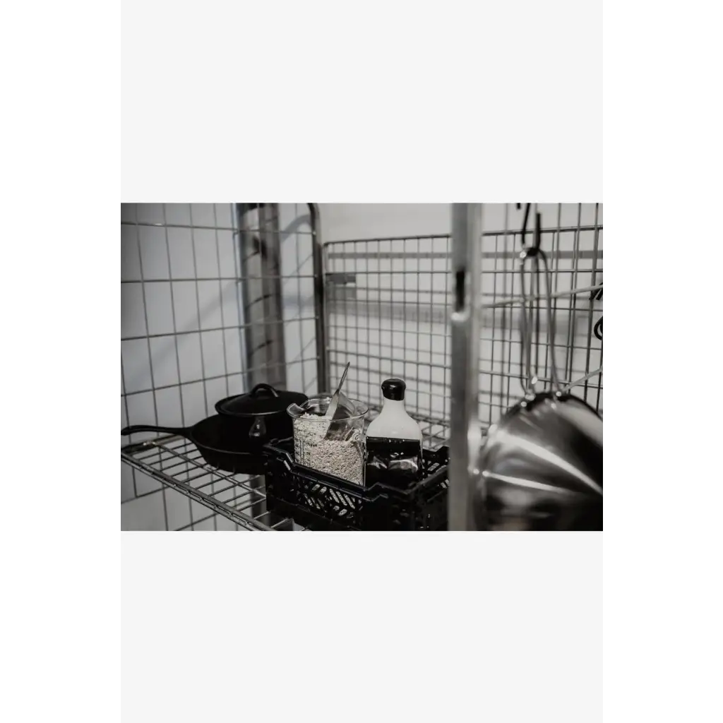 Foldable Storage Bins,Plastic Crate for Storage,Collapsible Crate,Utility Stackable Box Small Black - Luna Crates