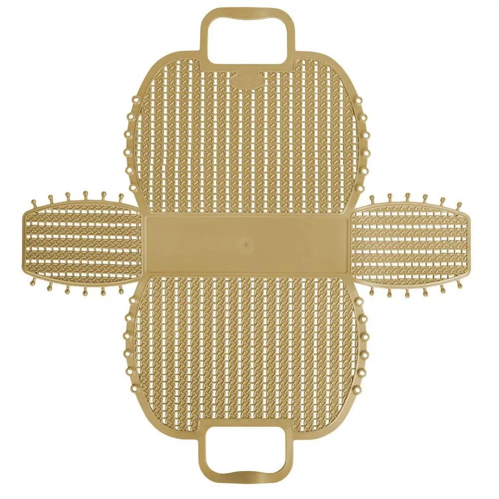 Gold Foldable Mini Plastic Women's Tote Bag - Luna Crates