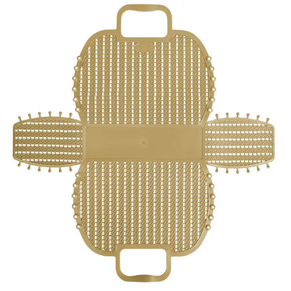 Gold Foldable Mini Plastic Women's Tote Bag - Luna Crates